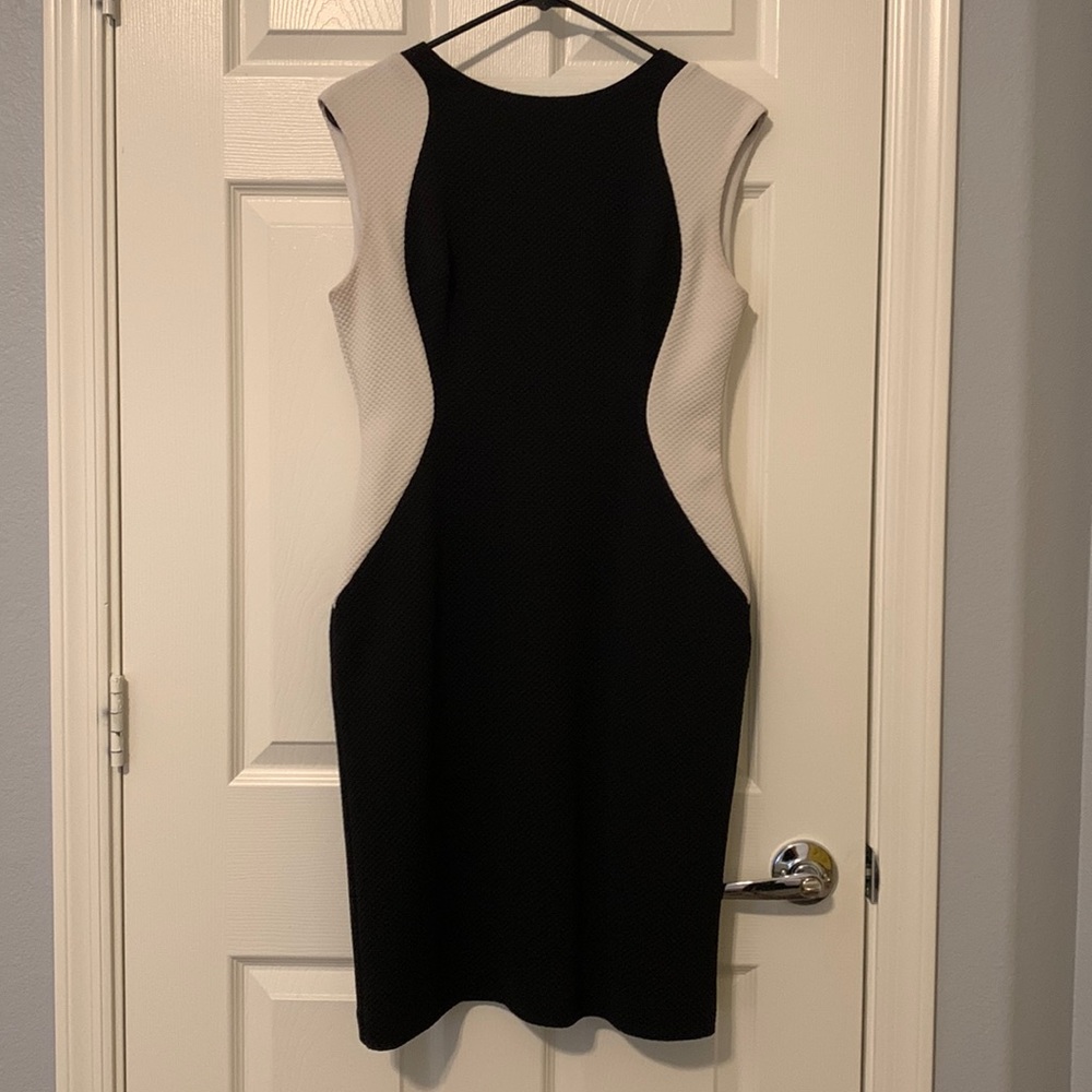 Black and white dress